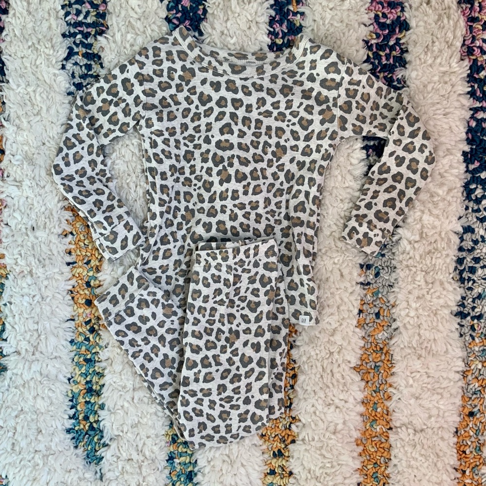 Baby Gap animal print pajamas